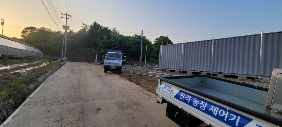 충남 당진 백목이버섯 컨테이너 4동 통합제어 사례 현장 사진 32