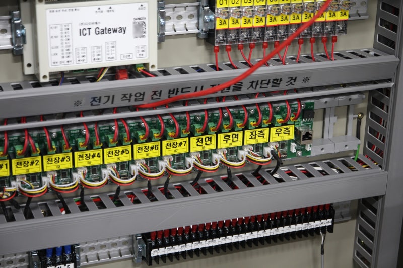 경북 김천 포도 1중 7연동 하우스 원격제어 설치 사례 현장 시공 사진 4