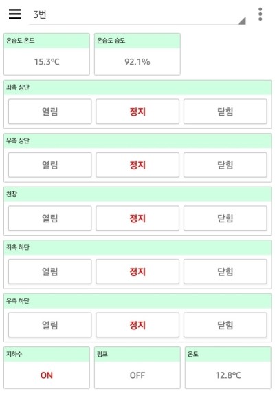 경남 함안 대추방울토마토 하우스 원격제어 설치 사례 현장 시공 사진 1