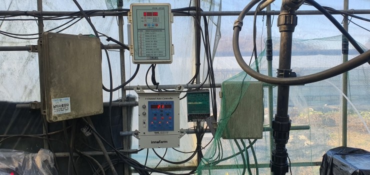 경남 함안 대추방울토마토 하우스 원격제어 설치 사례 현장 사진 6