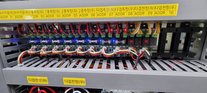 전남 화순 토마토 3중 하우스 개폐·제습 원격제어 사례 현장 사진 12