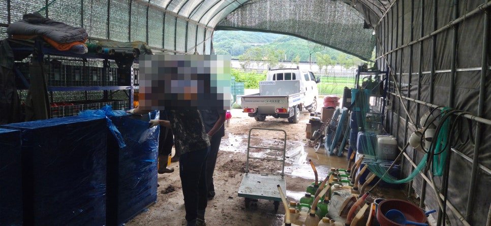 전북 남원 오리농장 리모트팜 제어반 4대 추가 납품 사례 현장 사진 10