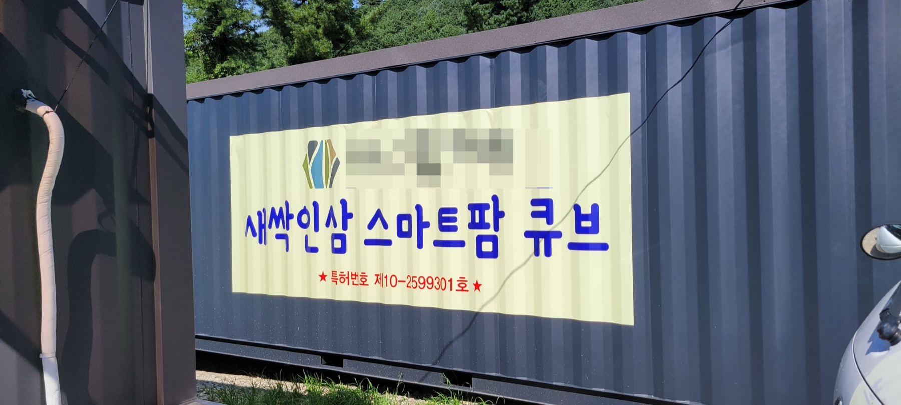 강원 평창 컨테이너 새싹삼 스마트큐브 원격제어 설치 사례