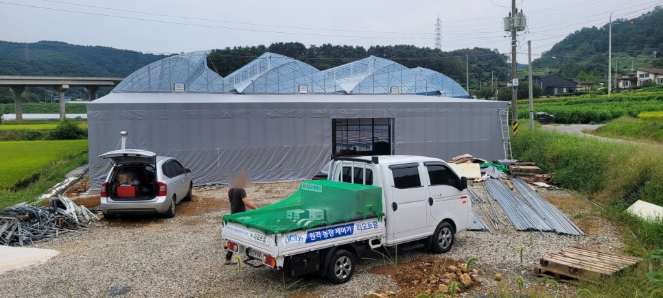 충남 서천 비인면 신축하우스 대형 제어반 설치 사례