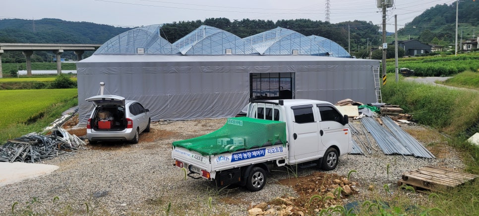 충남 서천 비인면 신축하우스 대형 제어반 설치 사례 현장 사진 3