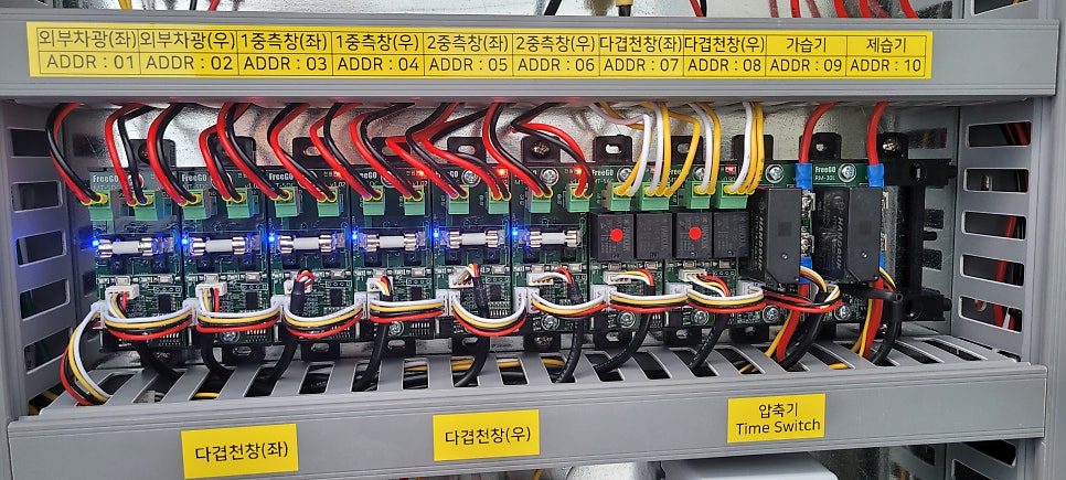 경기 연천 미산면 신축 단동하우스 복합환경 제어 사례 현장 사진 7